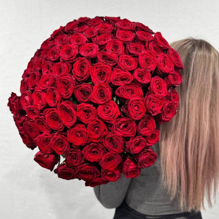 Букет из 101 красной розы, фото 2
