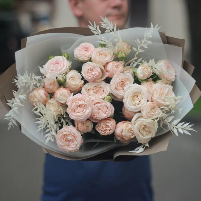 Букет «7 пионовидных кустовых роз», фото 6
